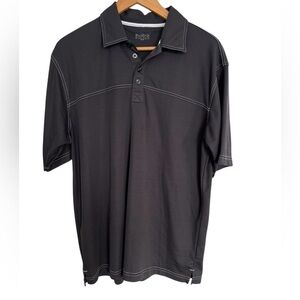 Mike Weir Men's gray Polo Shirt with White Stitching size medium